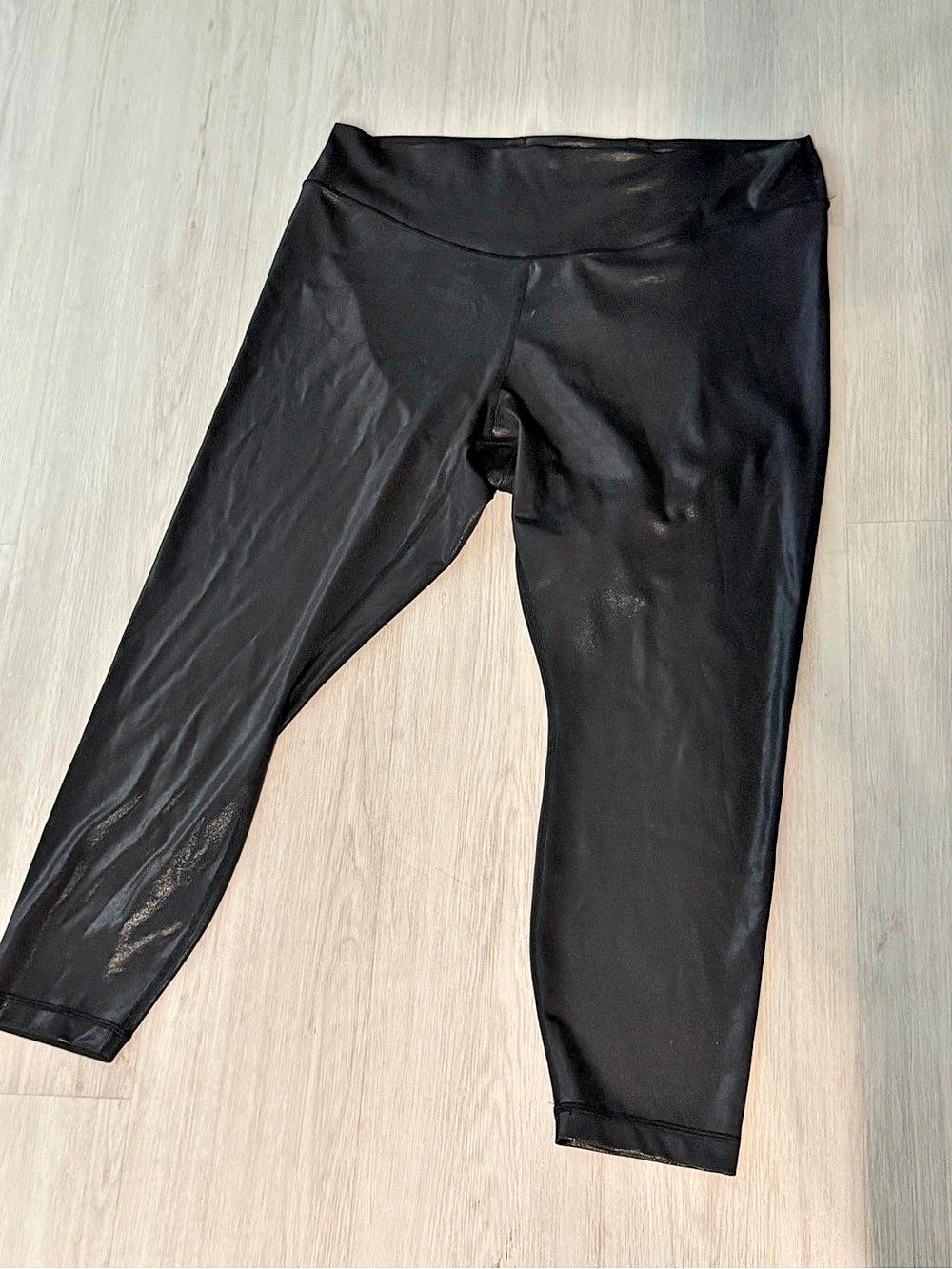 Lululemon Wunder Under High-Rise Tight *Foil Black Leggings Size 18